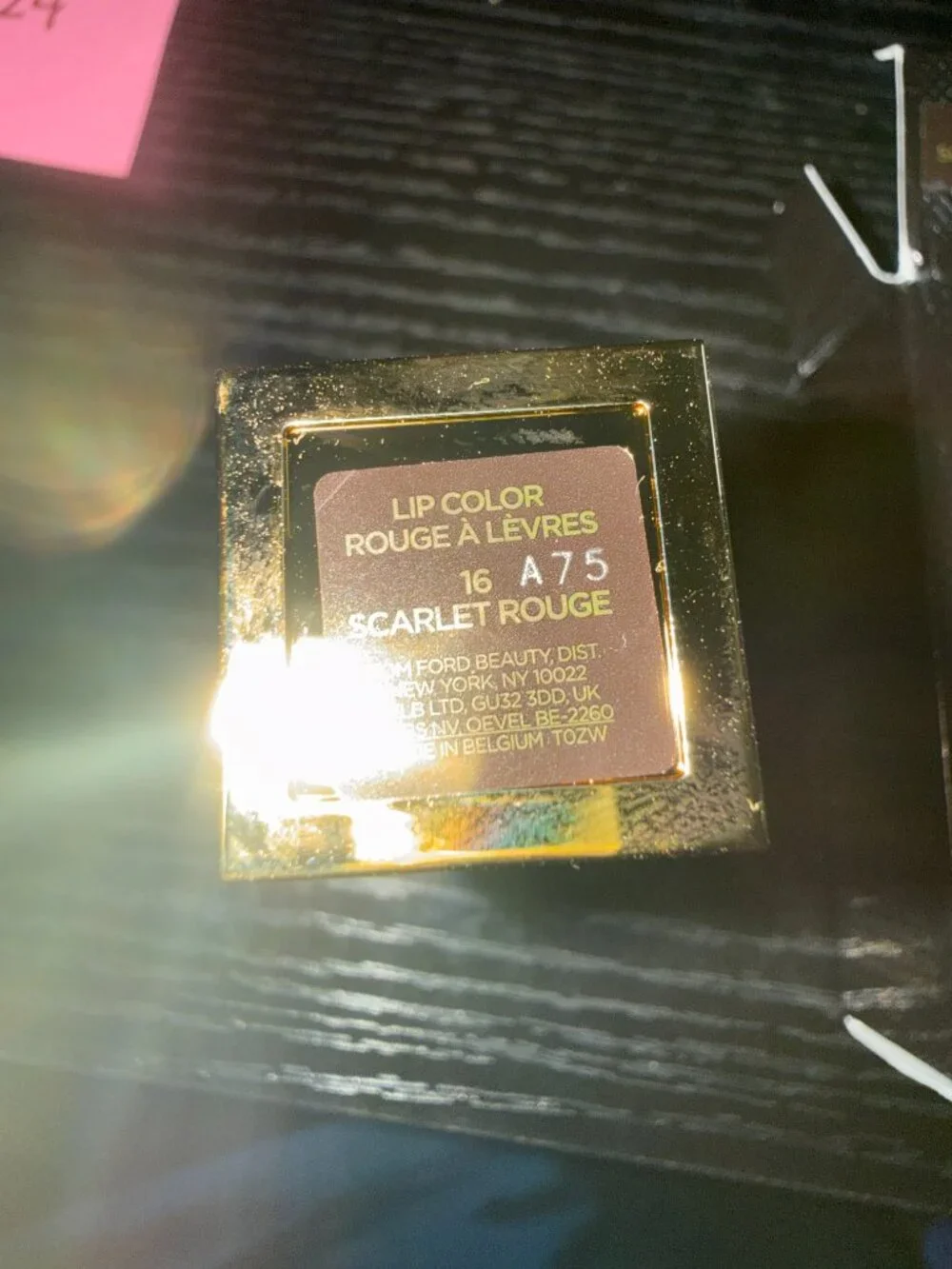 Tom Ford Lip Color 16 Scarlett Rouge Lipstick 0.07 oz 2.0g New Unused With Box